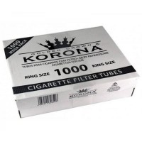 Гільзи для сигарет Korona 1000 шт – з фільтром, Польща
