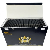 Черные сигаретные гильзы Top Gilza BLACK 500 штук