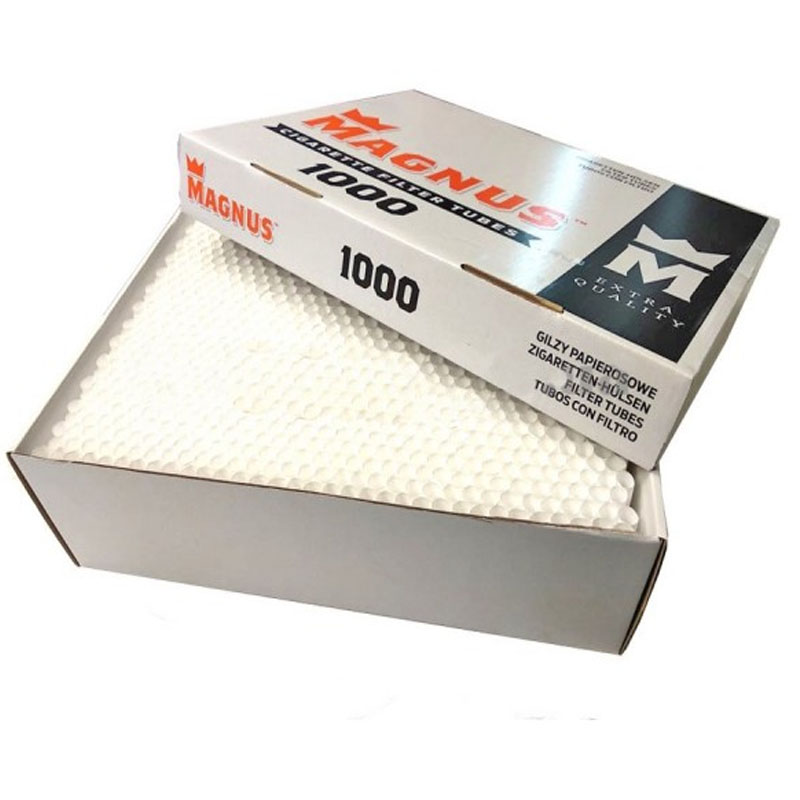 Гільзи Magnus 1000 шт – тютюнові гільзи з фільтром для самокруток