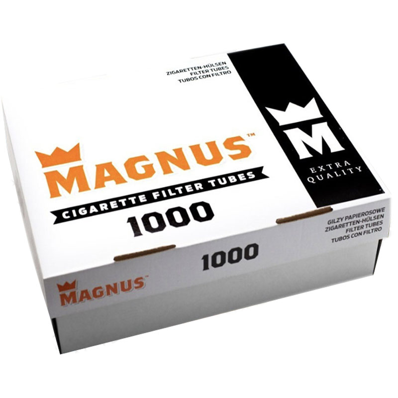 Гільзи Magnus 1000 шт – тютюнові гільзи з фільтром для самокруток