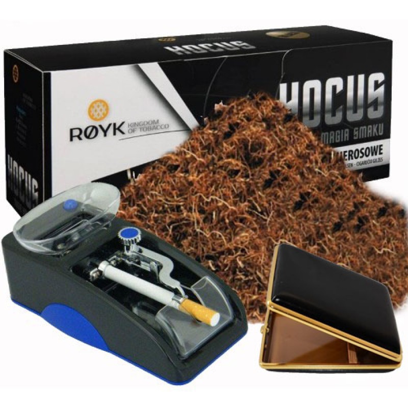 Набір сигаретний (тютюн гільзи електро машинка і портсигар)